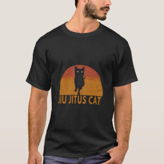Camiseta Jiu Jitsu brasileño Mma Jujitsu Clo gracioso gato