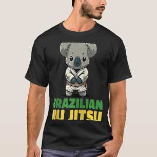 Camiseta Jiu Jitsu brasileño y Grappling Koala Raglan
