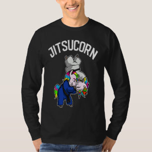 Camiseta Jiu Jitsu Brasileño y Unicornio BJJ y Lucha