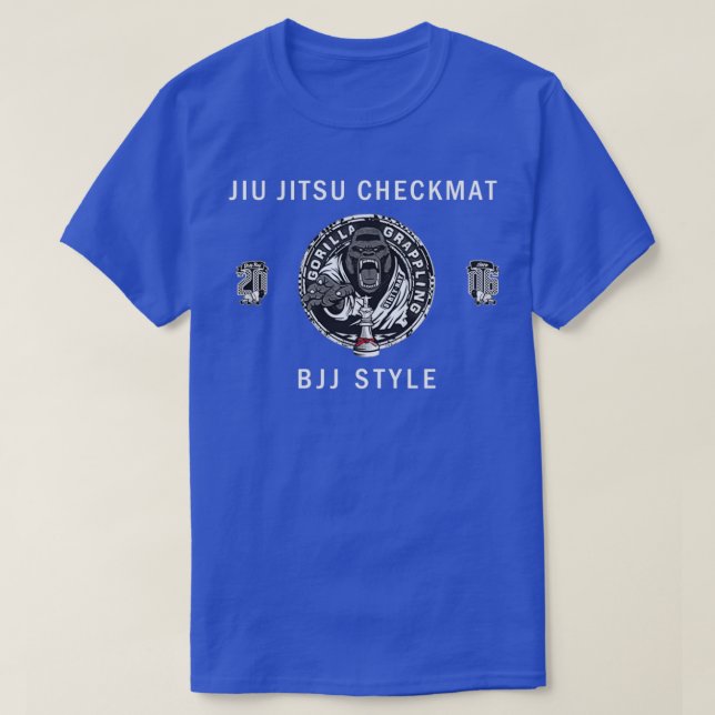 CAMISETA JIU JITSU CHECKMAT ESTILO BJJ (Diseño del anverso)