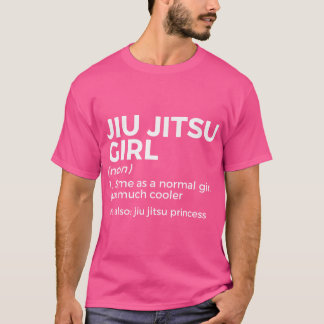 Camiseta Jiu Jitsu Chica Definición Princesa Marcial Funny 
