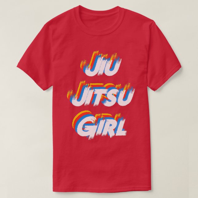 Camiseta Jiu Jitsu Chica regalo Chica perfecto para Jiu Jit (Diseño del anverso)