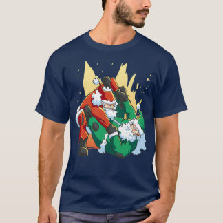 Camiseta Jiu Jitsu Christmas BJJ Grappling Santa Claus