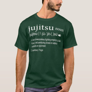 Camiseta Jiu Jitsu Definición Artes Marciales