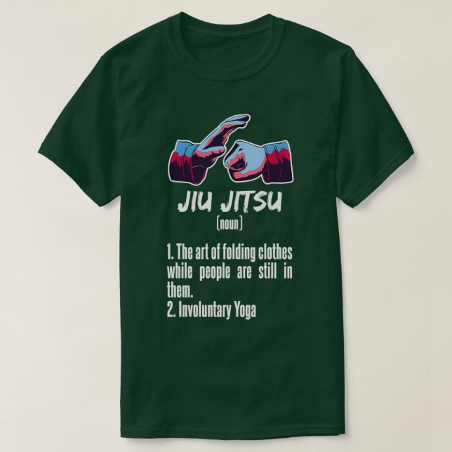 Camiseta Jiu Jitsu Definición Gracioso regalo de luchador B (Diseño del anverso)