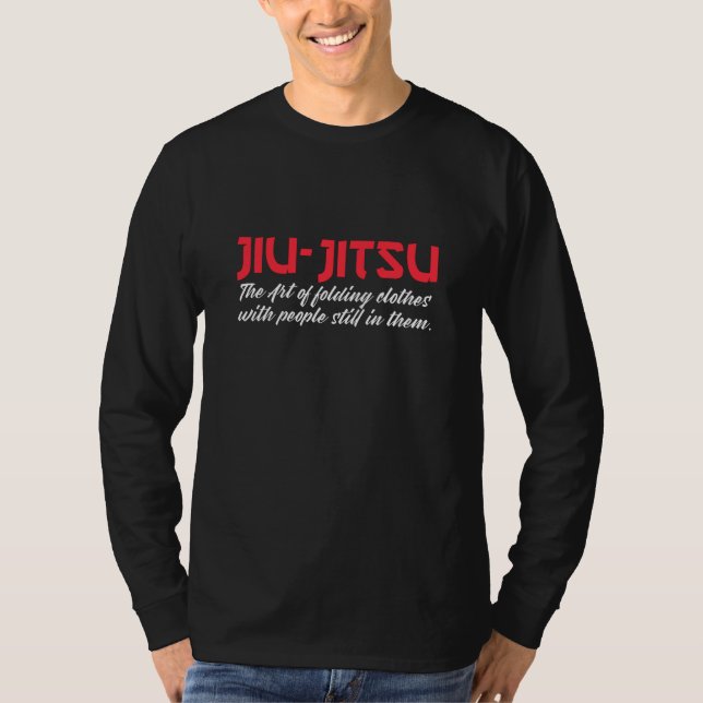 Camiseta jiu-jitsu el arte de plegar personas (Anverso)
