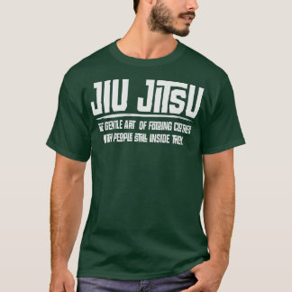 Camiseta Jiu Jitsu el gentil arte de la ropa plegable 1