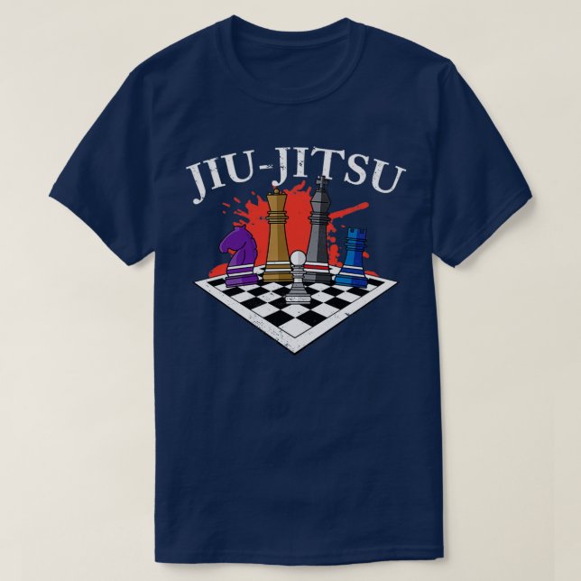 Camiseta Jiu Jitsu Entrenamiento de regalo para BJJ Chess 1 (Diseño del anverso)