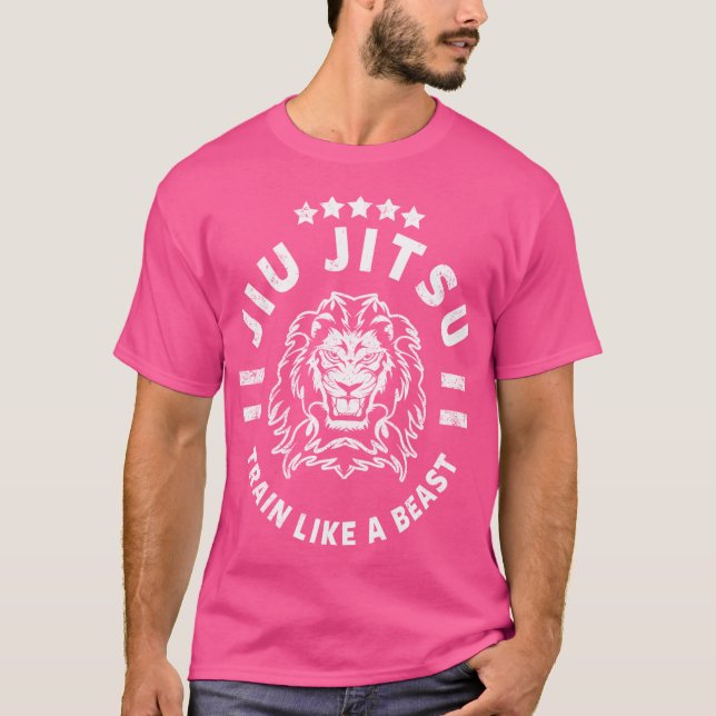 Camiseta Jiu Jitsu - Entrenar como una bestia (Anverso)