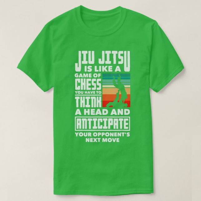 Camiseta Jiu Jitsu Es Como Un Juego De Ajedrez Jiu Jitsu 2 (Diseño del anverso)