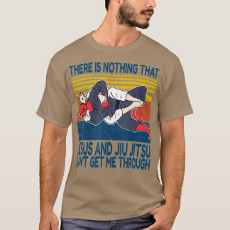 Camiseta Jiu Jitsu es Jesús Funny Vintage BJJ MMA Jujitsu