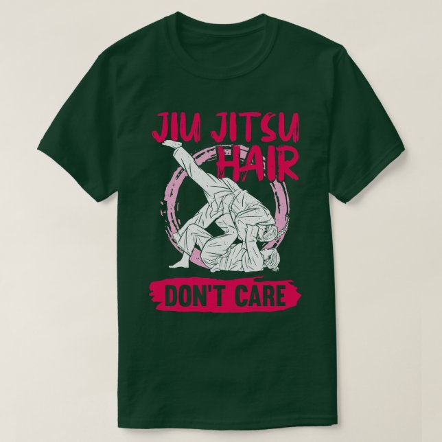 Camiseta Jiu Jitsu Hair Dont e (Diseño del anverso)