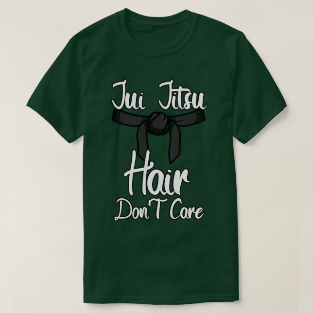 Camiseta Jiu Jitsu Hair Dont e (Diseño del anverso)