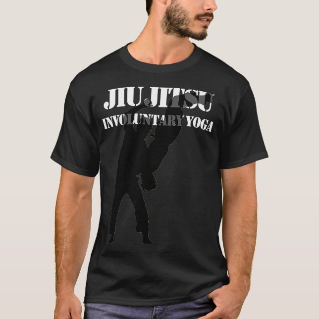 Camiseta Jiu Jitsu Involuntary Yoga (Anverso)
