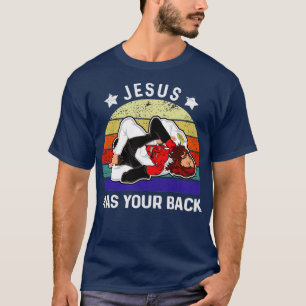 Camiseta Jiu Jitsu Jesús en Brasil tiene tu espalda 1