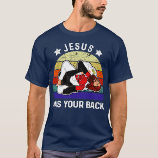Camiseta Jiu Jitsu Jesús en Brasil tiene tu espalda 1