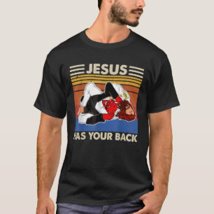 Camiseta Jiu Jitsu Jesús Te Apoya MMA Brasileño