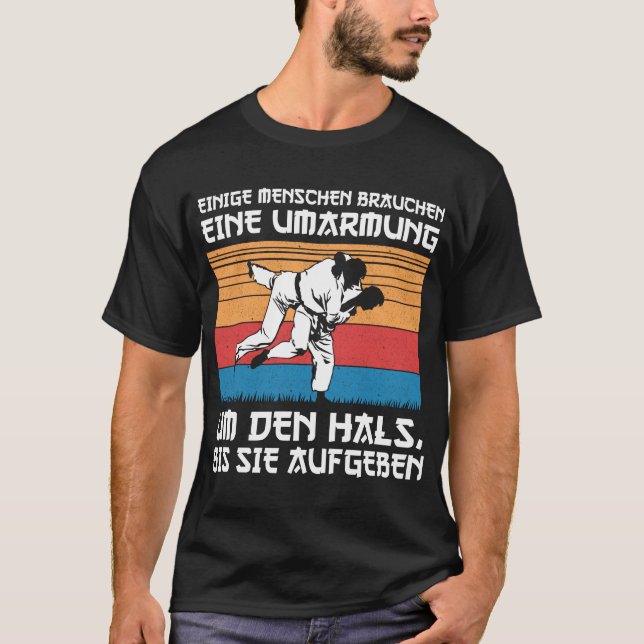 Camiseta Jiu Jitsu Judo Humor Kampfsport Umarmung (Anverso)