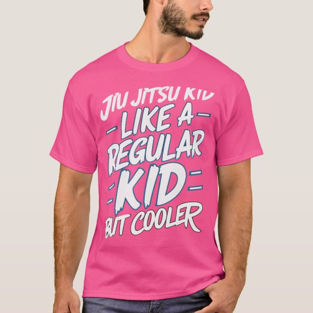Camiseta Jiu Jitsu Kid Como Un Niño Común Pero Frío (Anverso)