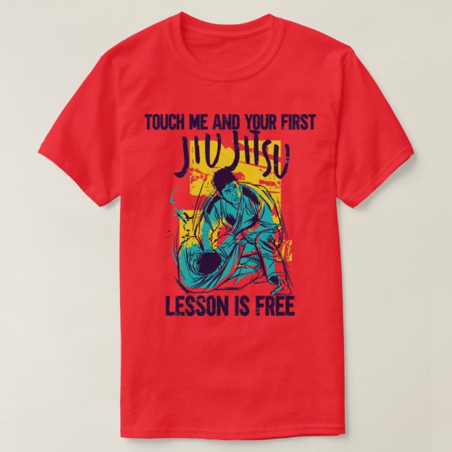 Camiseta Jiu Jitsu Lesson (Diseño del anverso)