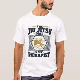 Camiseta Jiu Jitsu Mat Es Mi Terapista