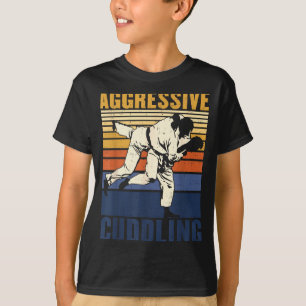 Camiseta Jiu Jitsu MMA BJJ Judo Acurrucamiento Agresivo