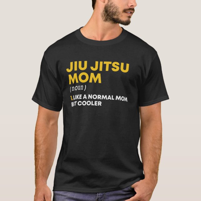 Camiseta Jiu Jitsu Mom Cooler Guay Combat BJJ MMA Brasil (Anverso)
