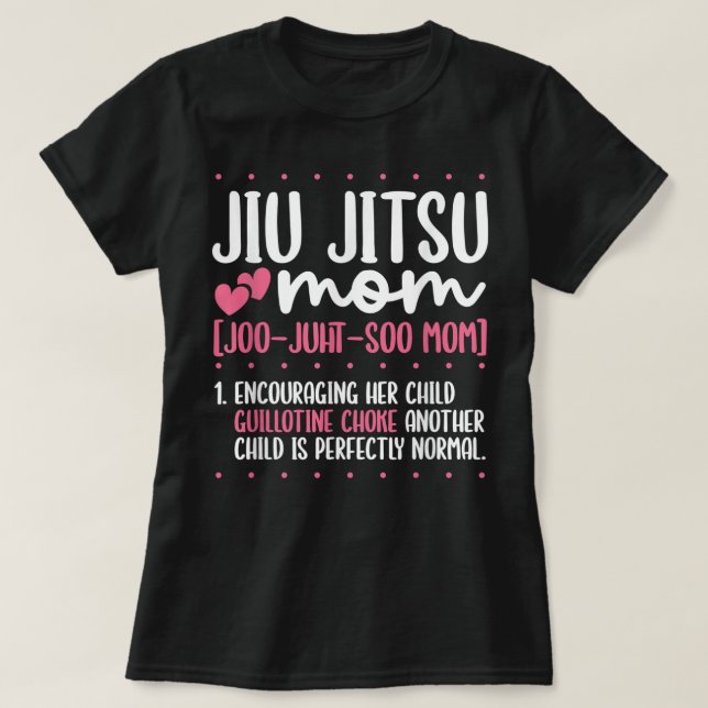 Camiseta Jiu Jitsu Mom Jiujitsu BJJ Brazil Jiu Jitsu (Diseño del anverso)