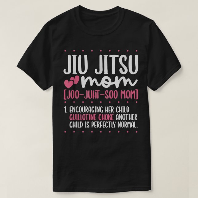 Camiseta Jiu Jitsu Mom Jiujitsu BJJ Brazil Jiu Jitsu (Diseño del anverso)