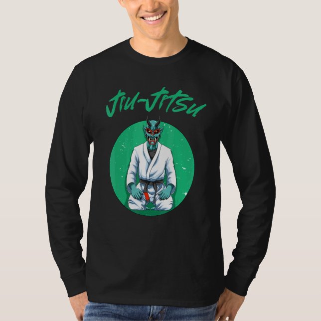 Camiseta Jiu Jitsu Oni Demon (Anverso)