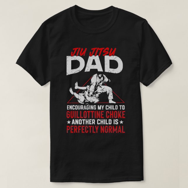 Camiseta Jiu Jitsu Papá Padre Jiu Jitsu Papá Motivador Mi  (Diseño del anverso)