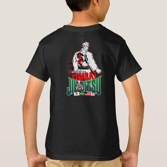 Camiseta Jiu-Jitsu para los niños (Reverso)