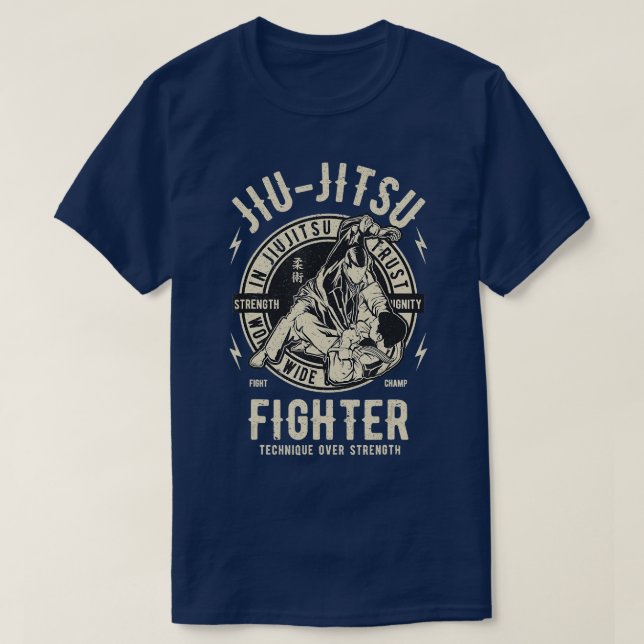 Camiseta JIU JITSU Shirt BJJ T Shirt Brazil Jiu Jitsu (Diseño del anverso)