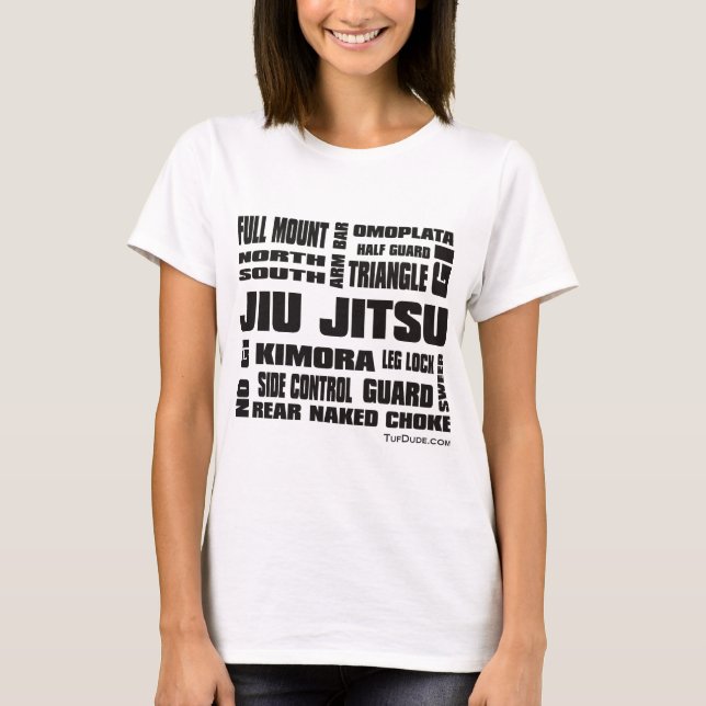 Camiseta Jiu Jitsu - terminología (Anverso)