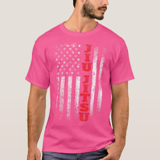 Camiseta Jiu Jitsu - Tierra de Artes Marciales con Bandera 