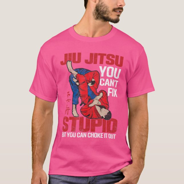 Camiseta Jiu Jitsu Train Como Una Bestia Bjj Mma Jujitsu Ji (Anverso)