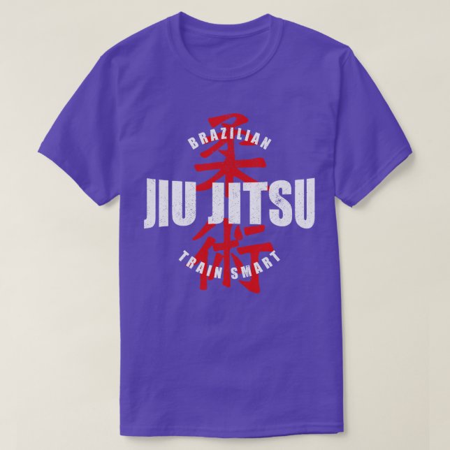 Camiseta Jiu Jitsu Train Smart (Diseño del anverso)