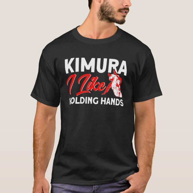 Camiseta Jiu Jitsu Vintage Kimura Holding Hands (Anverso)