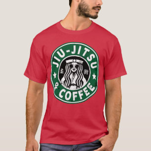 CAMISETA JIU JITSU Y COFFEE FUNNY BRAZILIAN JIU JITSU