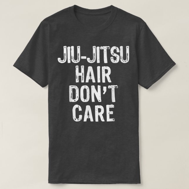 Camiseta JiuJitsu Hair no se preocupa por los graciosos Nav (Diseño del anverso)