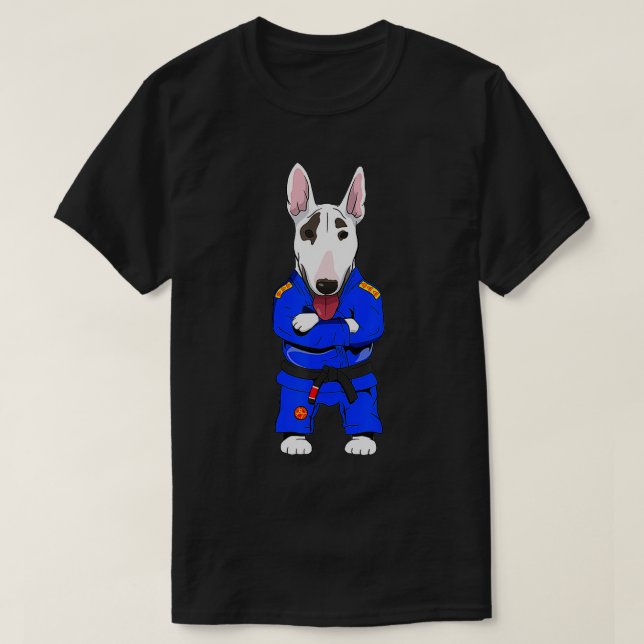 Camiseta Jiujitsu Master bull terrier BJJ (Diseño del anverso)