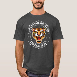 Camiseta Jiujitsu Tiger Brasilero Jiu Jitsu BJJ y