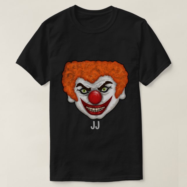 Camiseta JJ el Payaso Asombroso | Diversión de Halloween (Diseño del anverso)