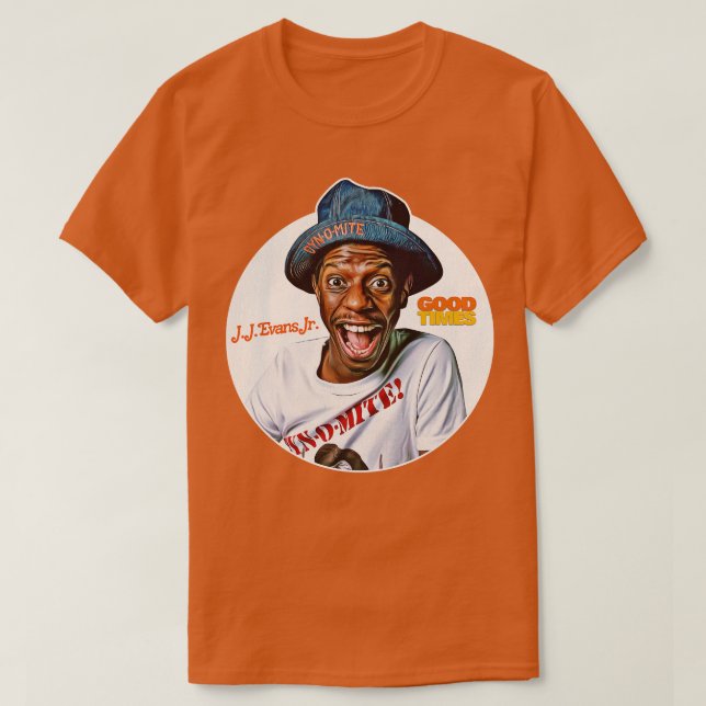 Camiseta JJ Evans Jr Good Times 70s Sitcom (Diseño del anverso)