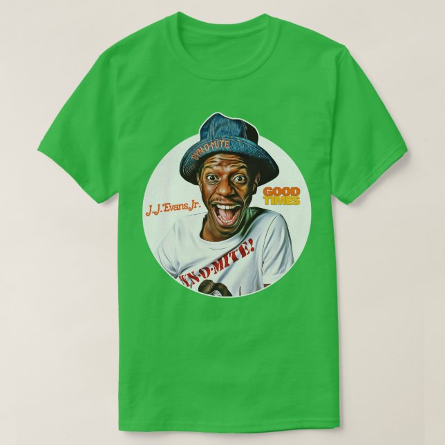 Camiseta JJ Evans Jr Good Times 70s Sitcom (Diseño del anverso)