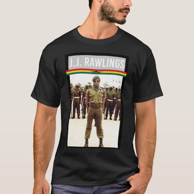 Camiseta JJ Rawlings Ghana Classic T-Shirt (Anverso)