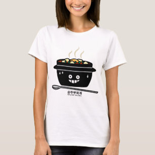 Camiseta Jjigae suaves picantes coreanos de Sundubu de la