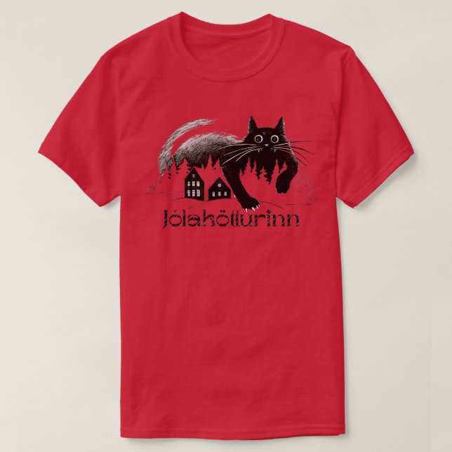 Camiseta Jlaktturinn El Gato Yule (Diseño del anverso)