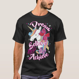 Camiseta Jo Siwa Dream Cree En Alcanzar El Largo Sleev De U