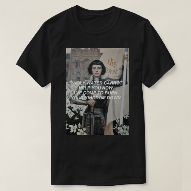 Camiseta joan de arco (Diseño del anverso)